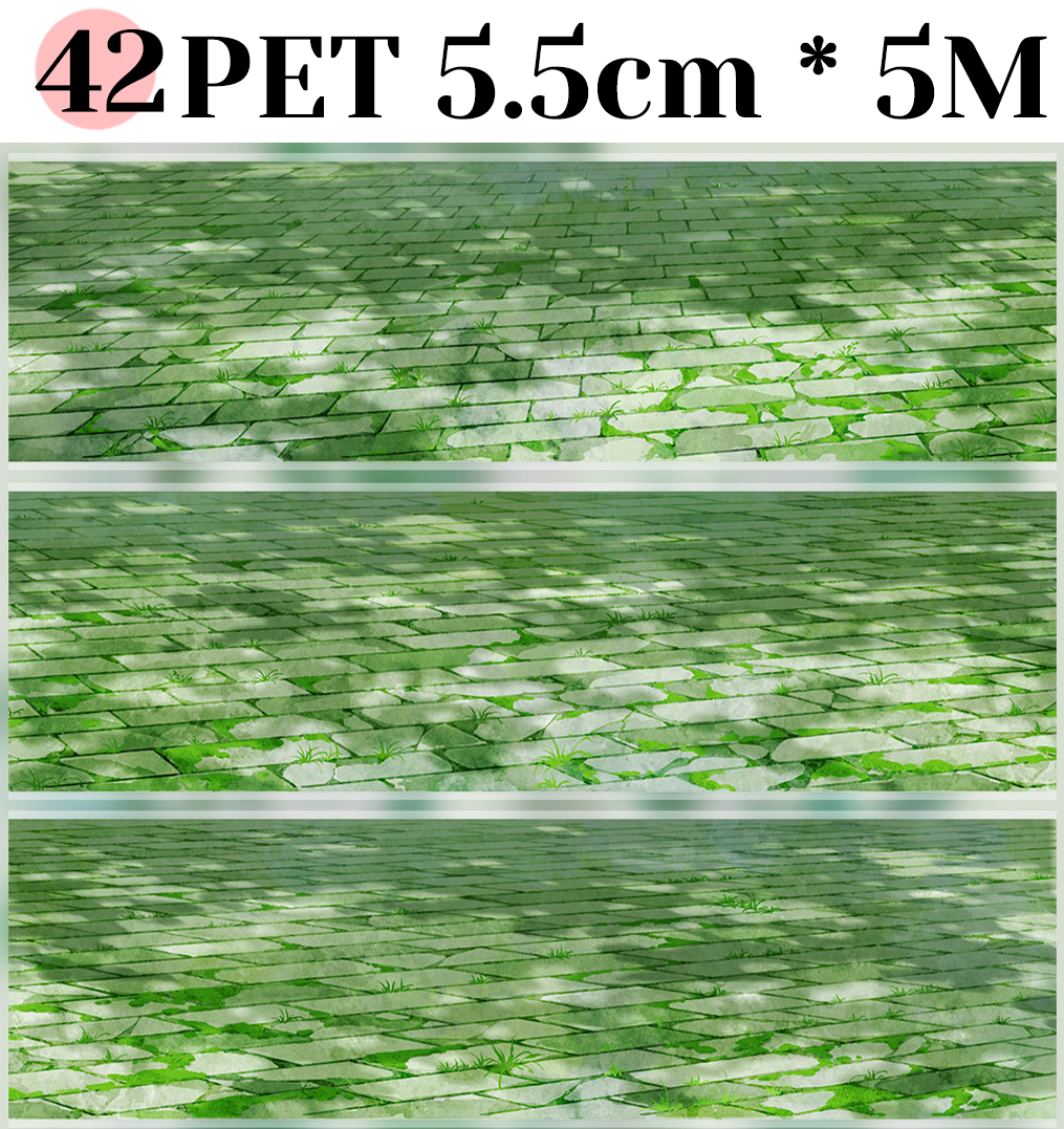 【ZERO】Roads/Walls/Floor/Steps Landscaping Tape (67 Styles) (Whole Roll Tape)