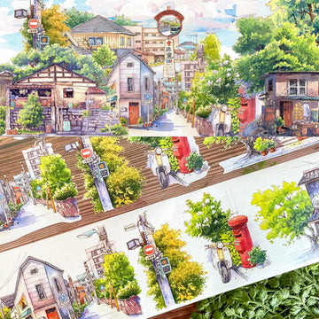 【NEW Studio】 Summer Town Tape (7cm* 125cm)