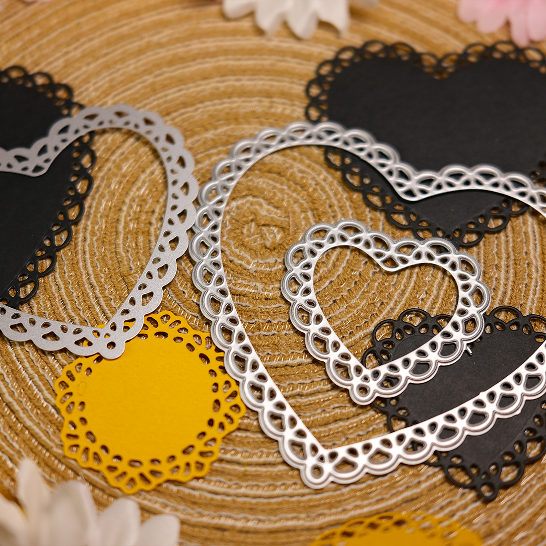 Lace heart Metal Cutting Die Set