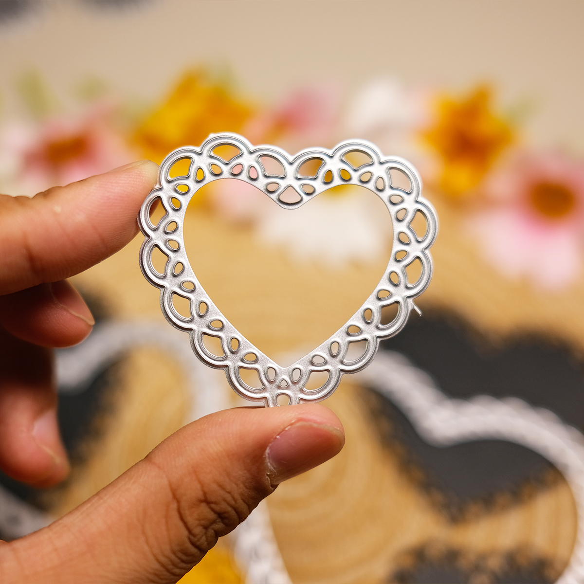 Lace heart Metal Cutting Die Set