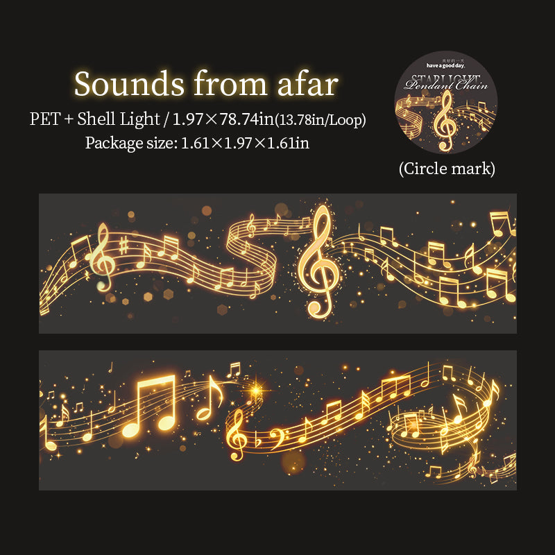 Starlight Pendant Chain PET Tape