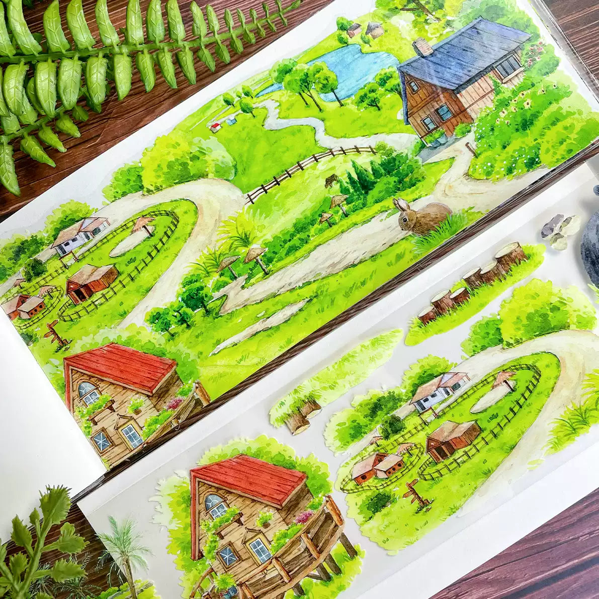 【NEW Studio】 Zoo Landscape Tape (7cm* 170cm)