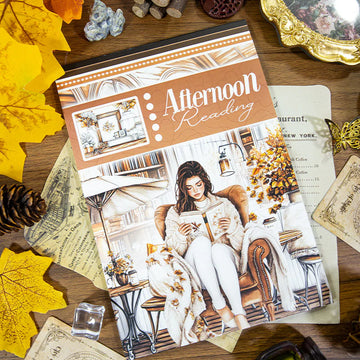 Vintage Sticker Book Vol.19 - Afternoon Reading