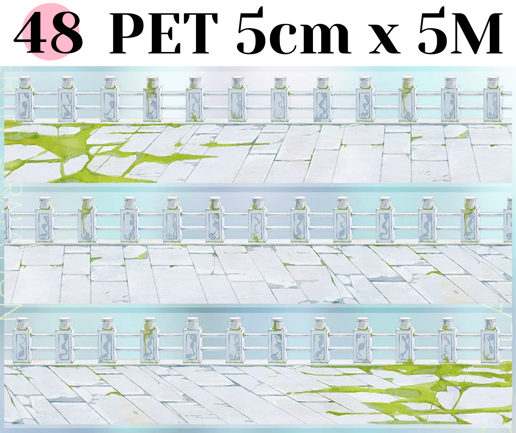 【ZERO】Roads/Walls/Floor/Steps Landscaping Tape (67 Styles) (Whole Roll Tape)