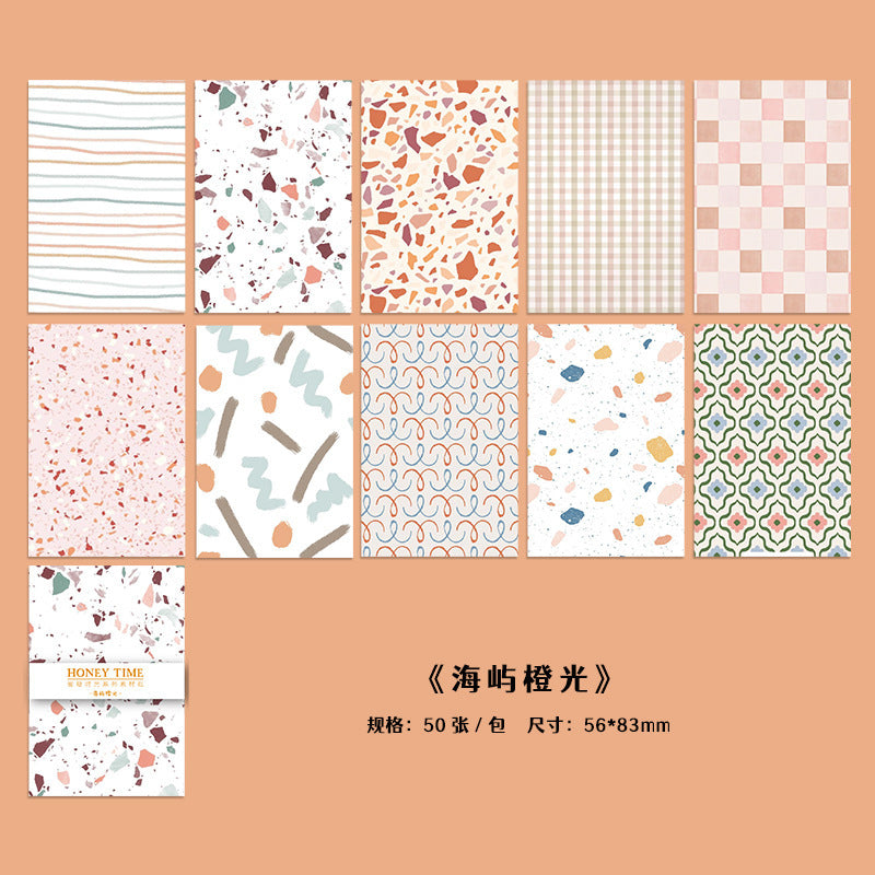 Plaid with Floral Print Scrapbooking Paper