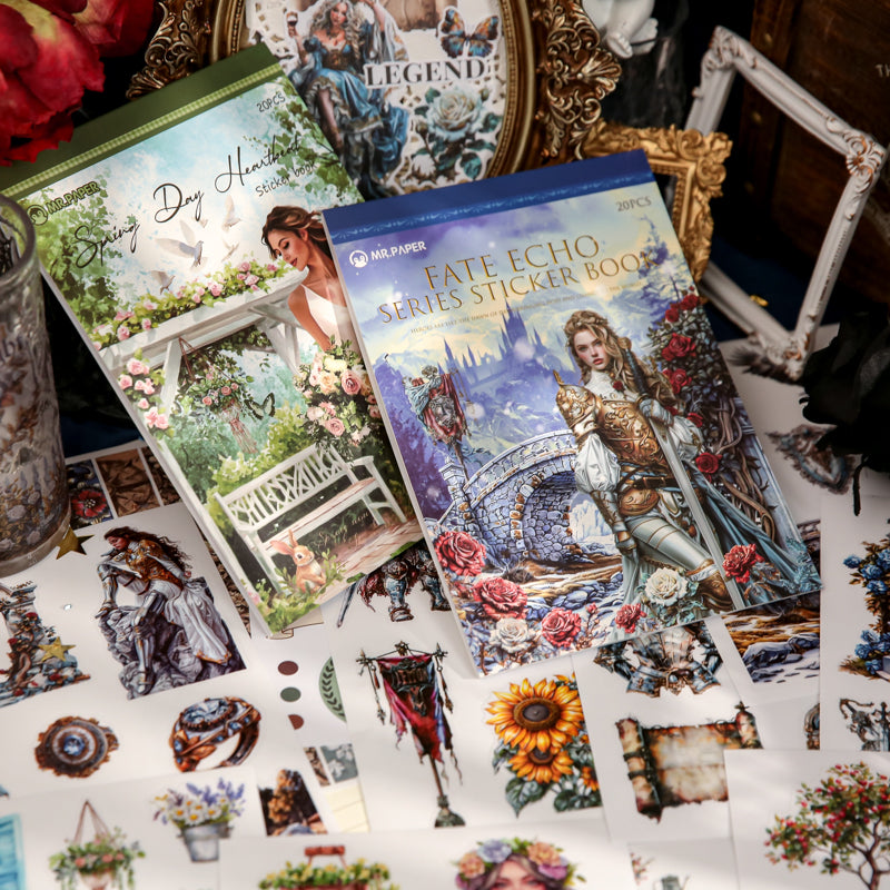 Spring Heartbeat Die-cut Sticker Book