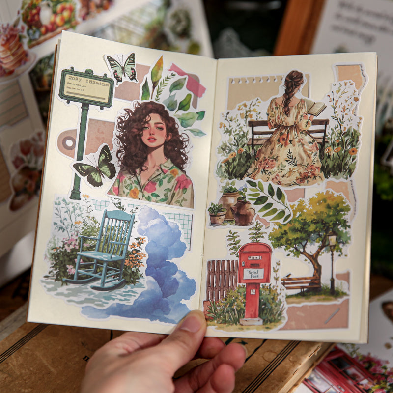 Spring Heartbeat Die-cut Sticker Book