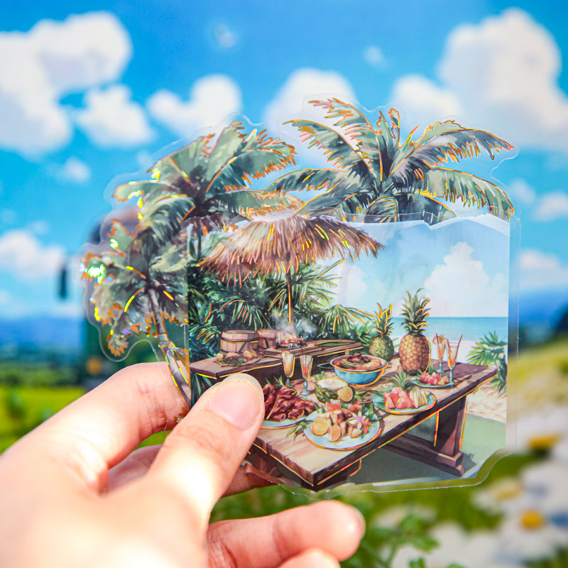 Summer Trip PET Sticker