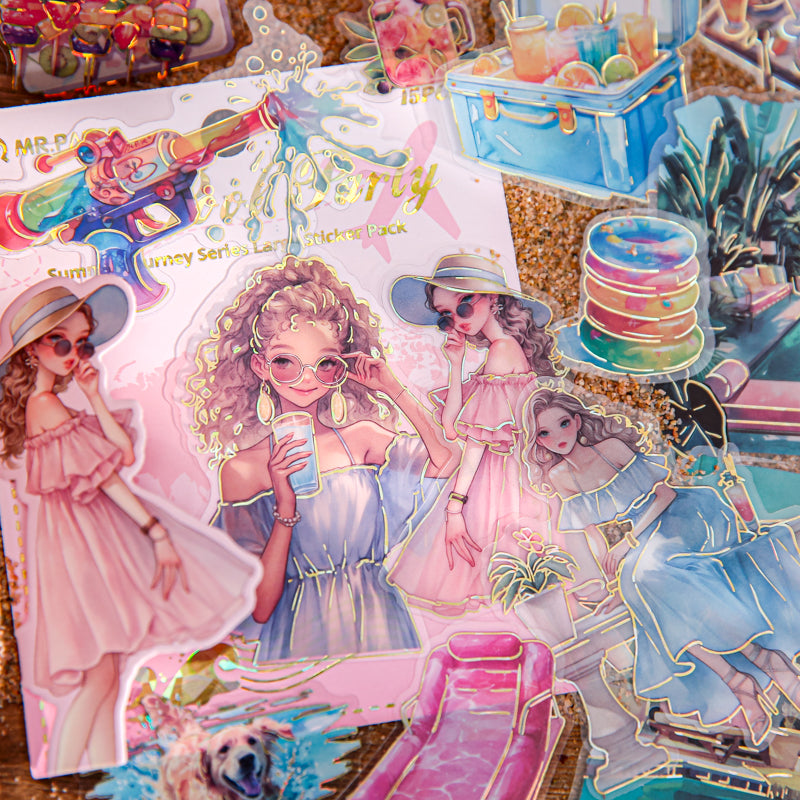 Summer Trip PET Sticker