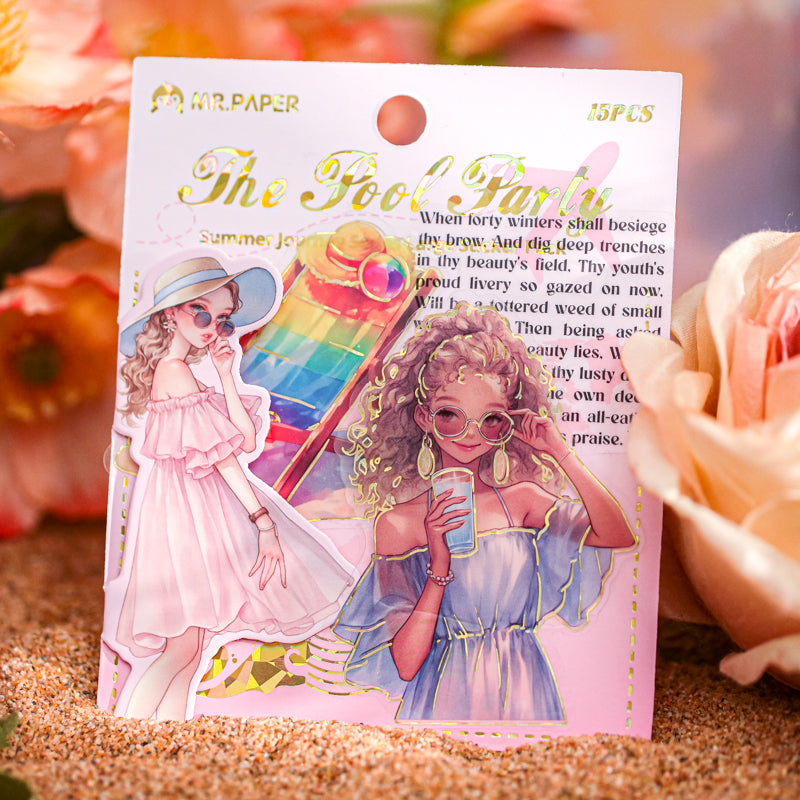 Summer Trip PET Sticker