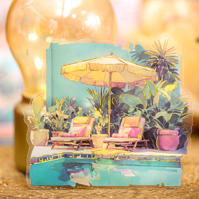 Summer Trip PET Sticker