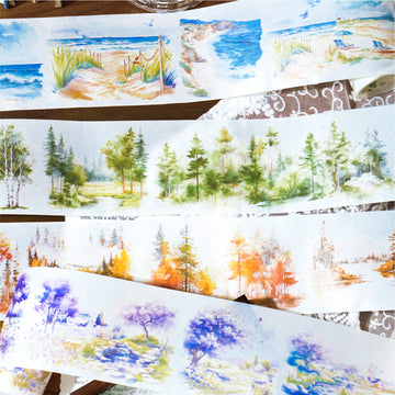 Wind Mountain Forest Washi Tape