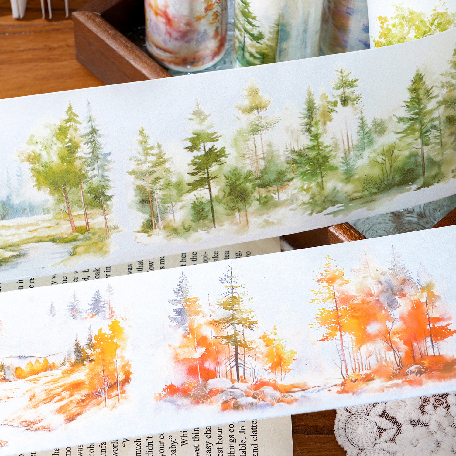 Wind Mountain Forest Washi Tape