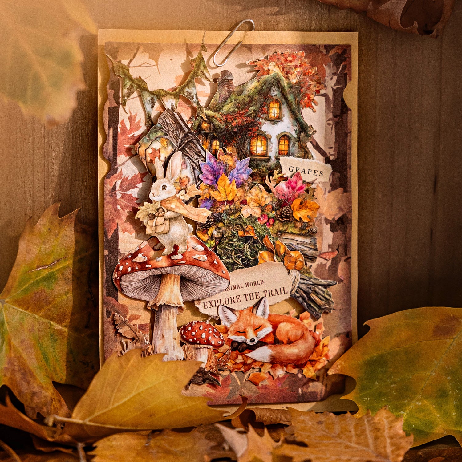 Autumn Notes Series PET Sticker