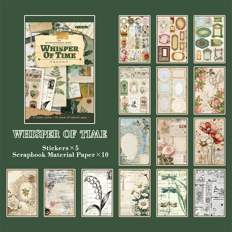 Time Capsule Scrapbooking Paper