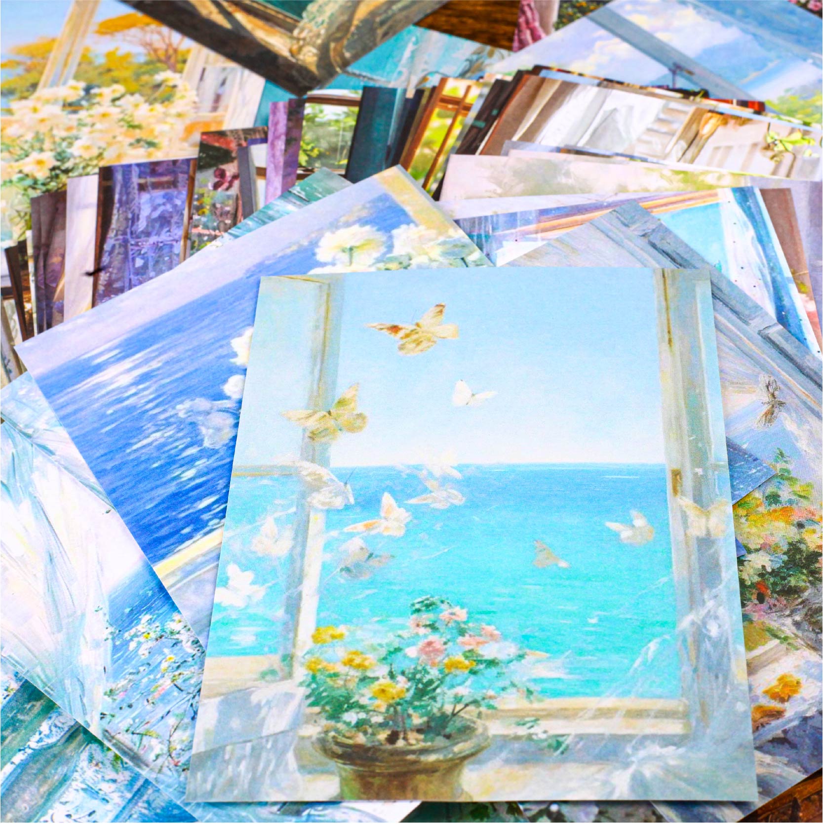 Outside the Window Background Sticker