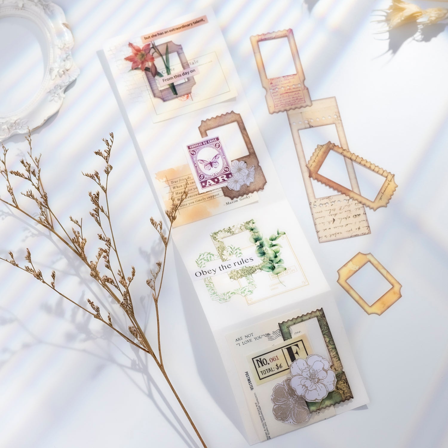 A Moment Memo Pad Die-Cut Scrapbook Journal Paper For paper crafts