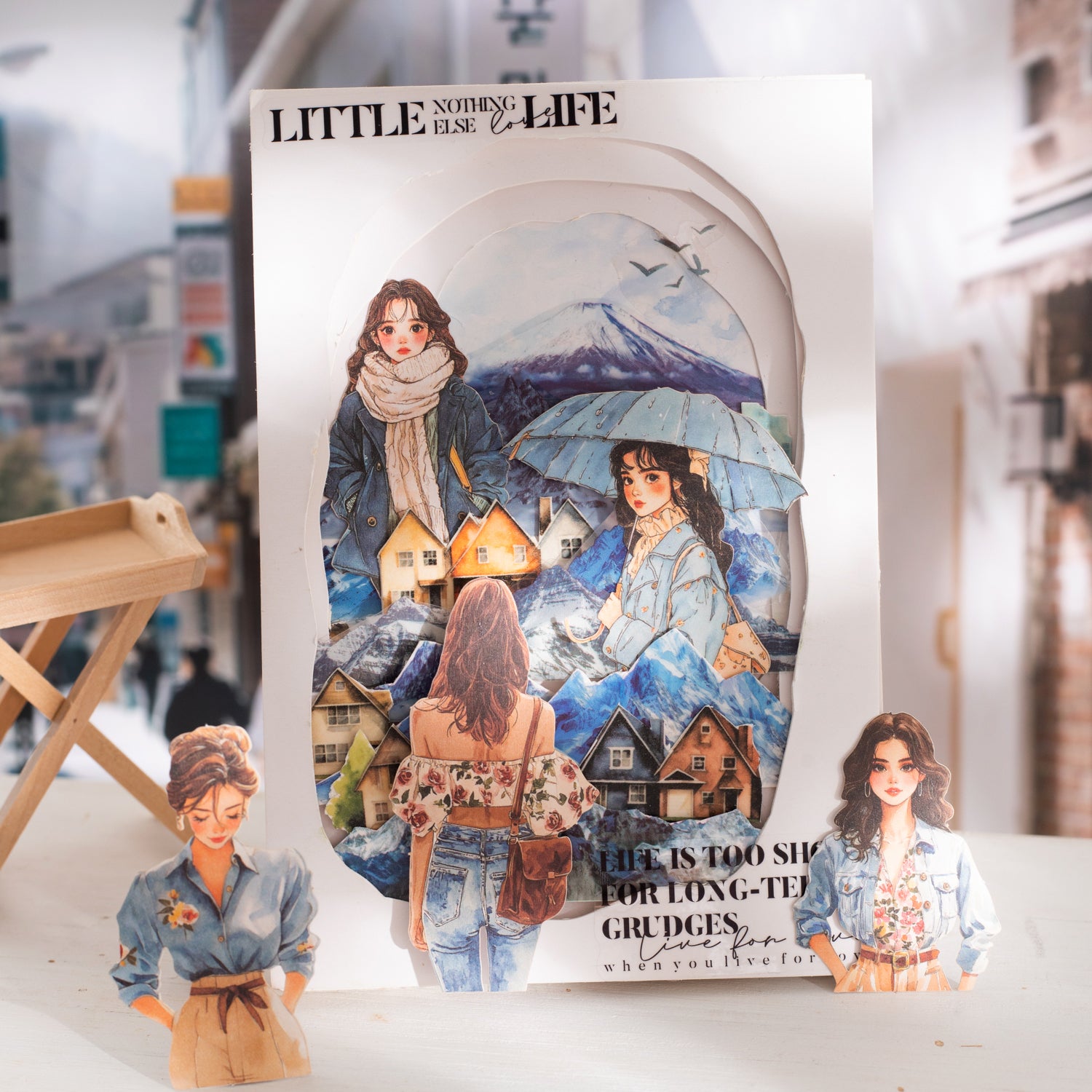 Urban Girl Paper Sticker