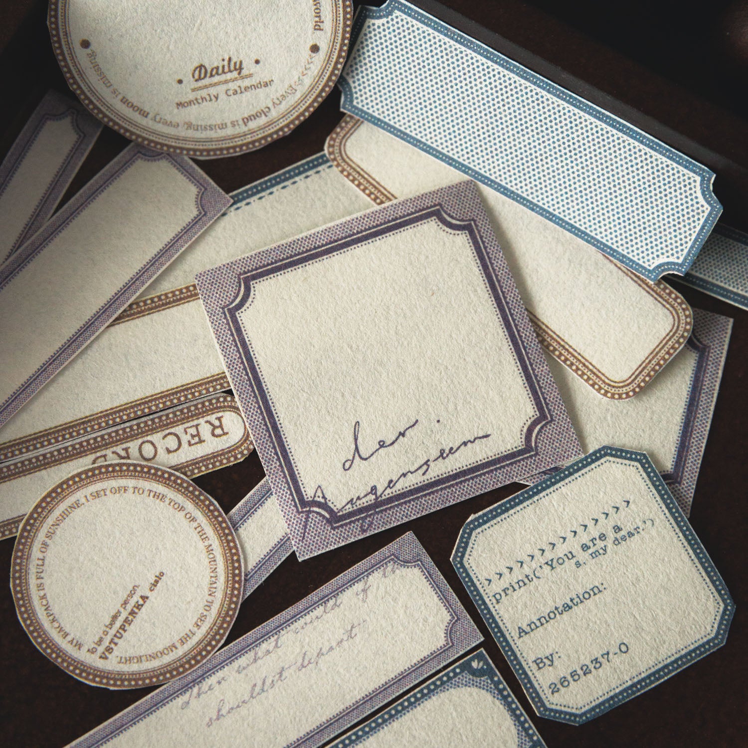 Border Collection Label Paper Book