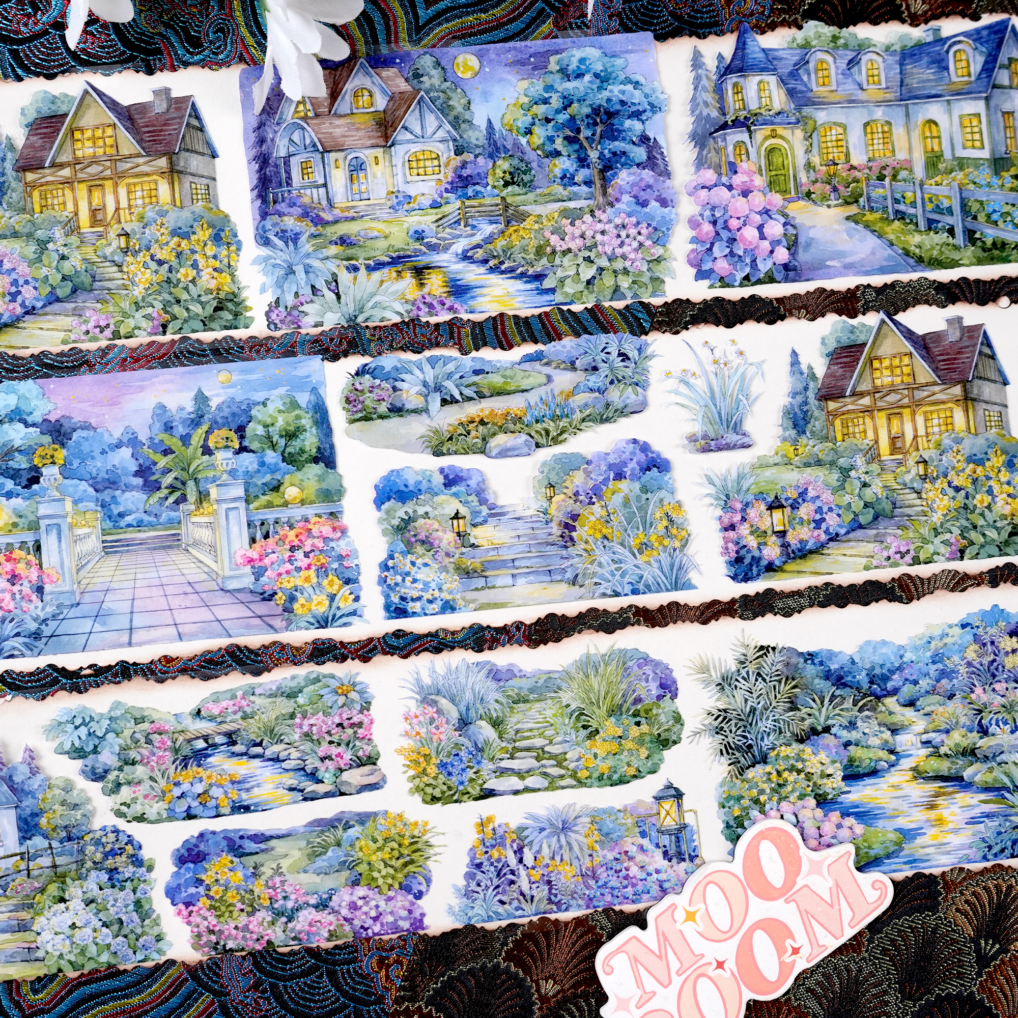 【XT】Moonlit Courtyard Landscaping Tape