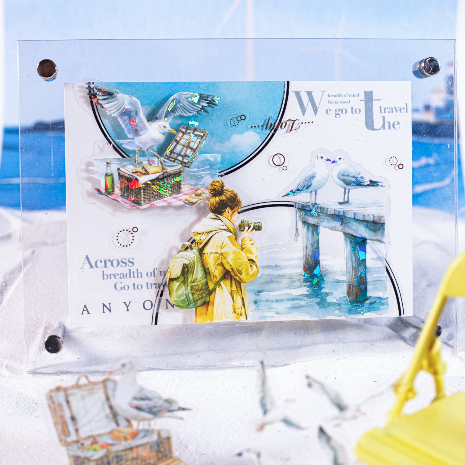 Let's See the Seagulls PET Sticker