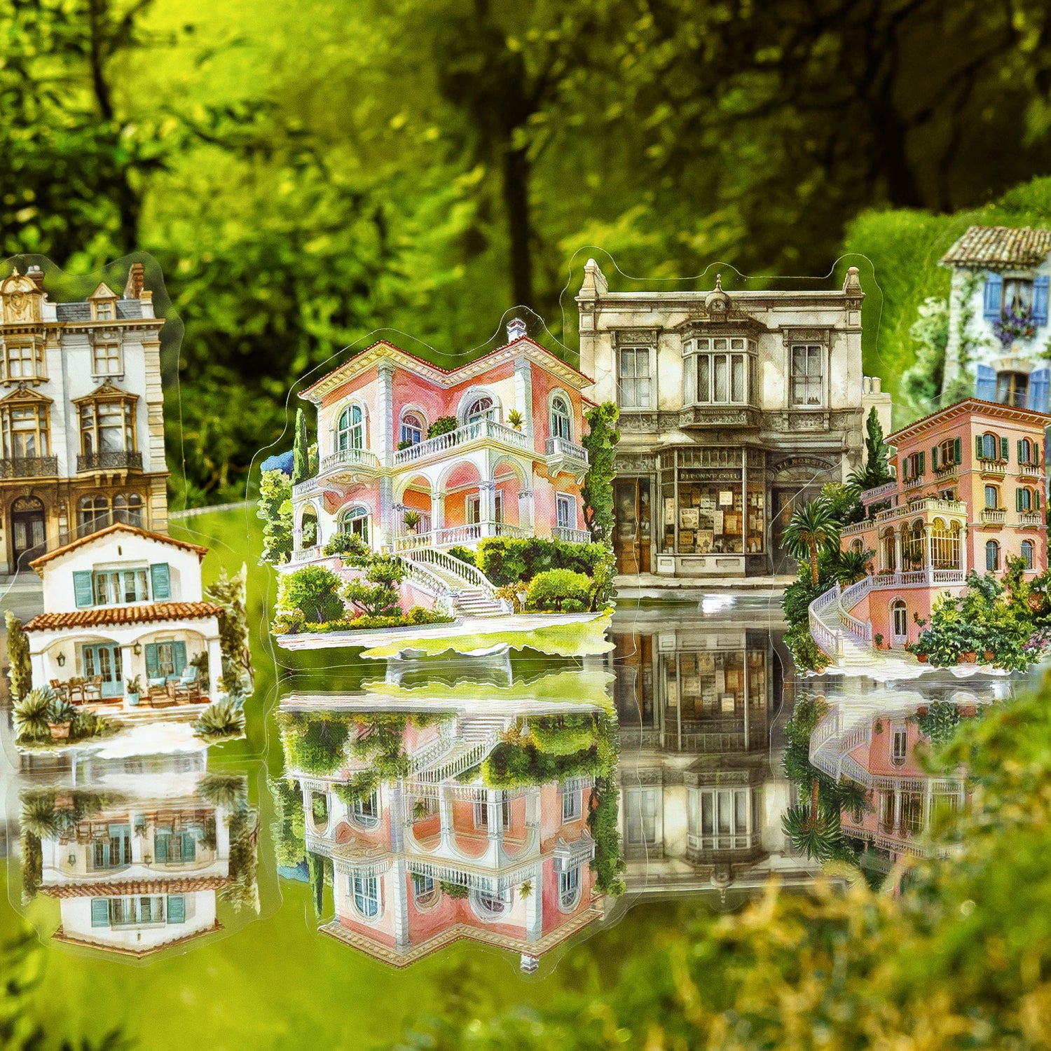 Forest Hut Nature Series PET Sticker