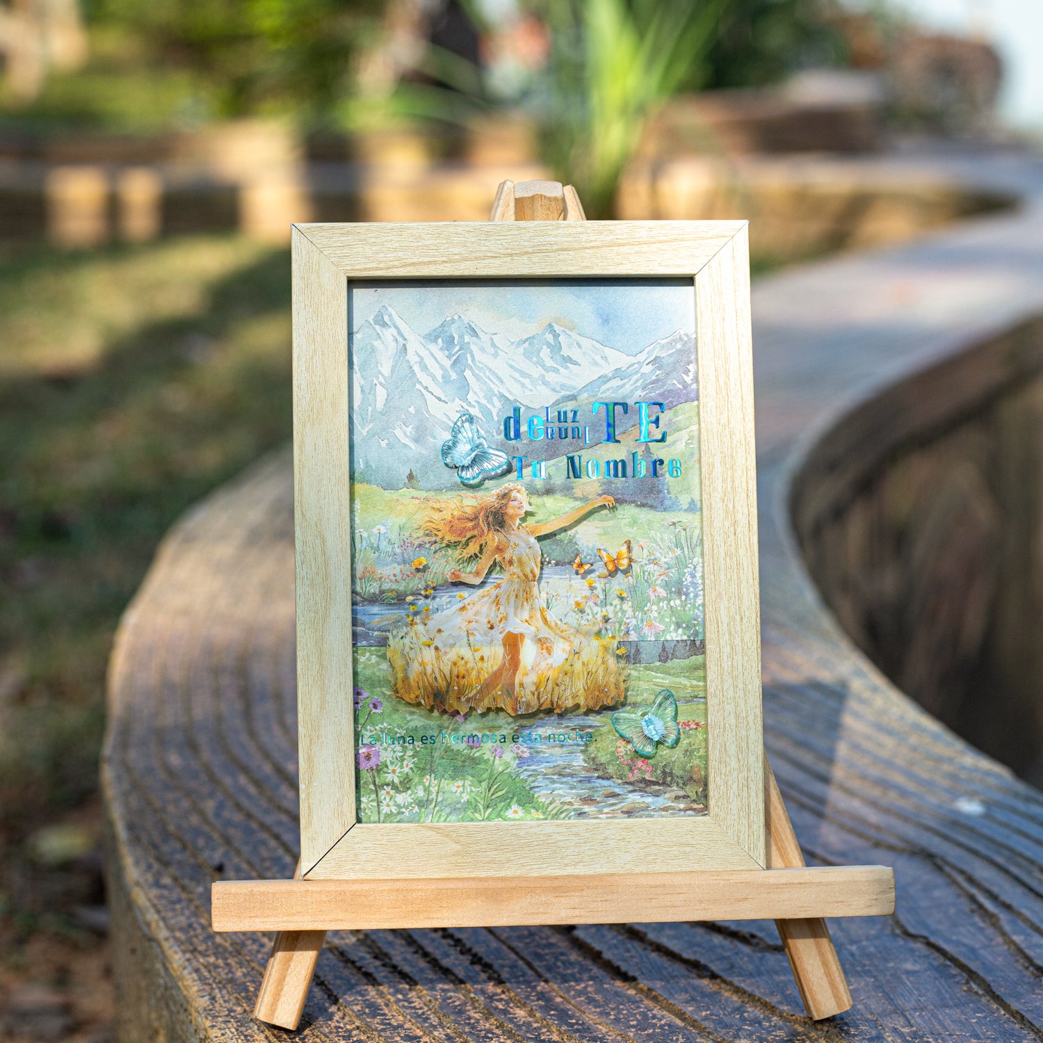 Spring Scenery Scrapbooking Paper