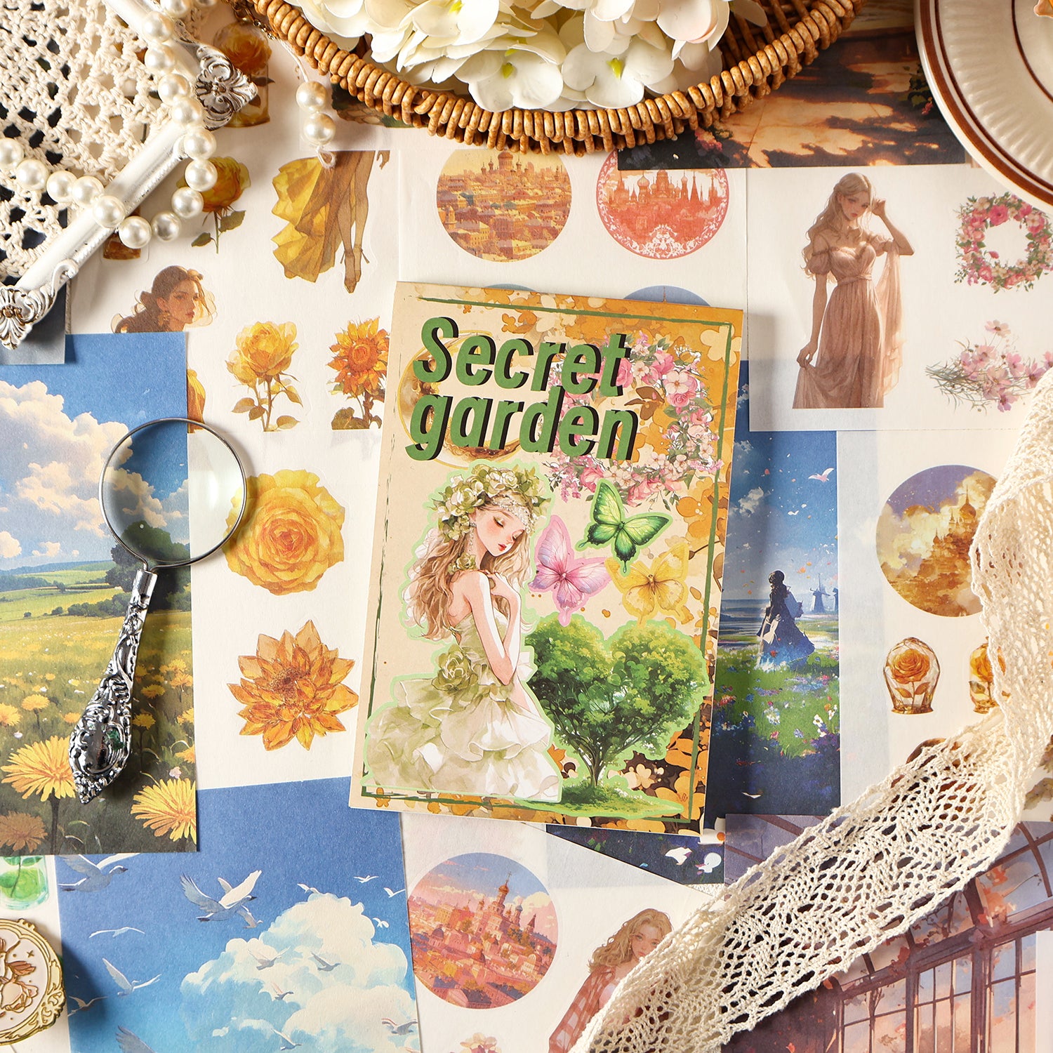 Beautiful Time Series Washi Sticker Book