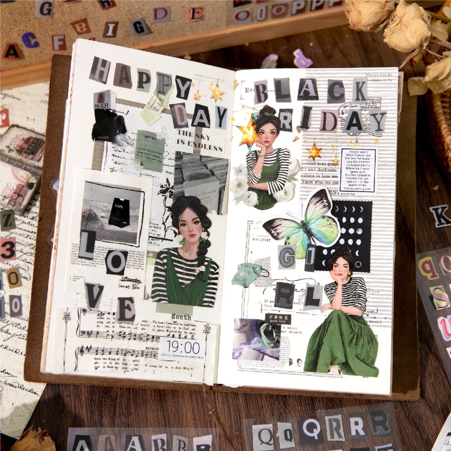 Belated Letters Sticker