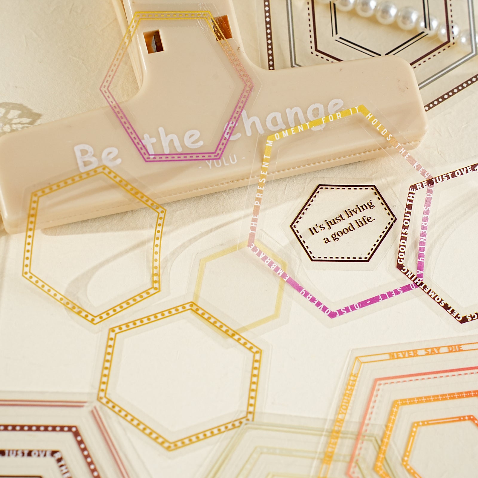 Rainbow Border Pre-cut Sticker