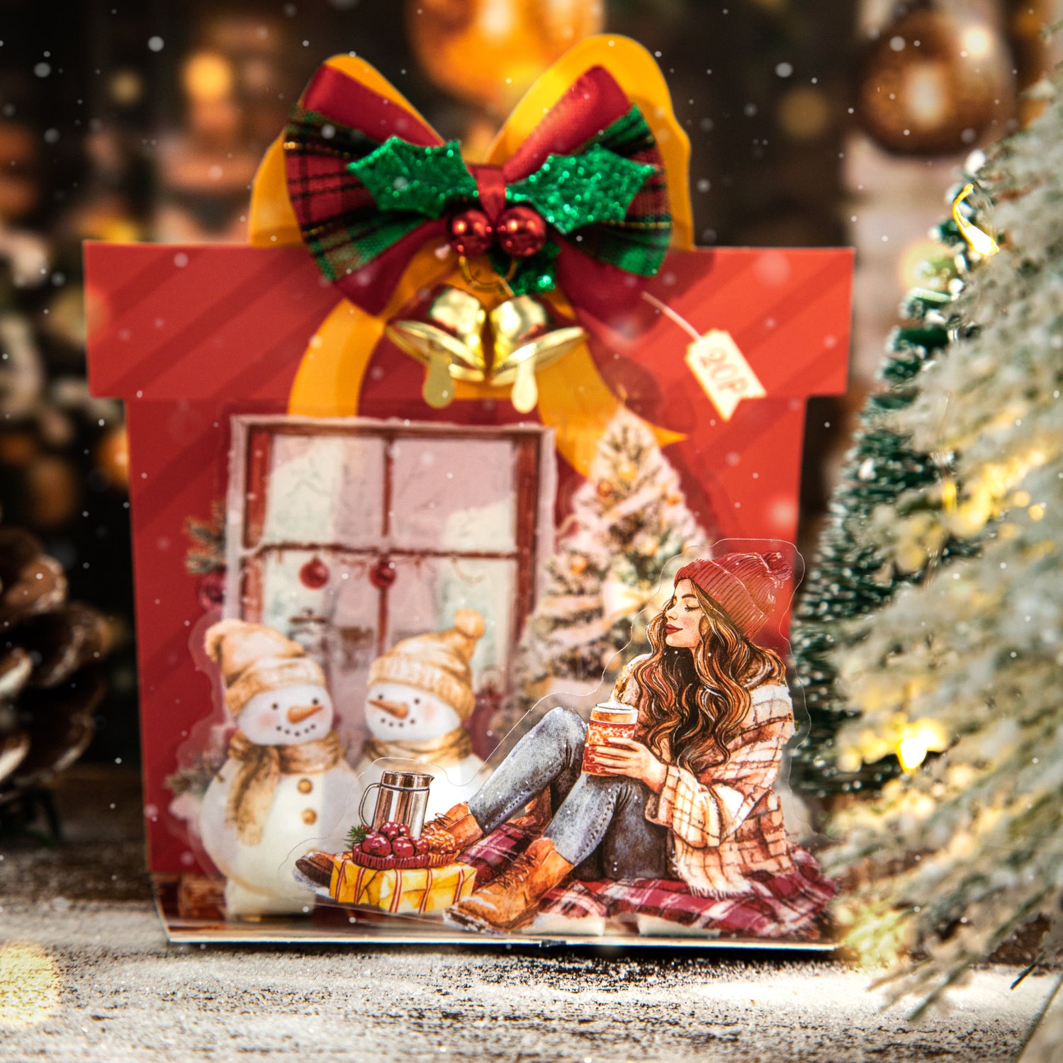 Spend Christmas Together PET Sticker