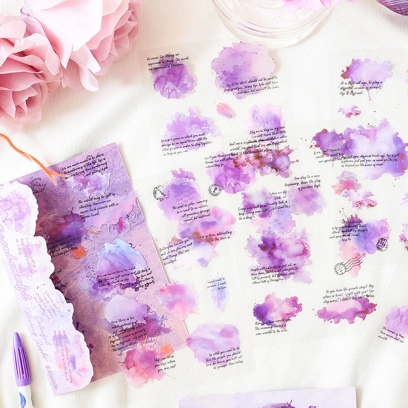 Rosy Clouds Series PET Sticker