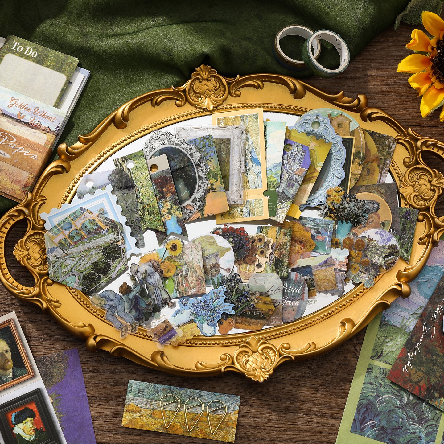 Van Gogh Scrapbooking Supplies Box