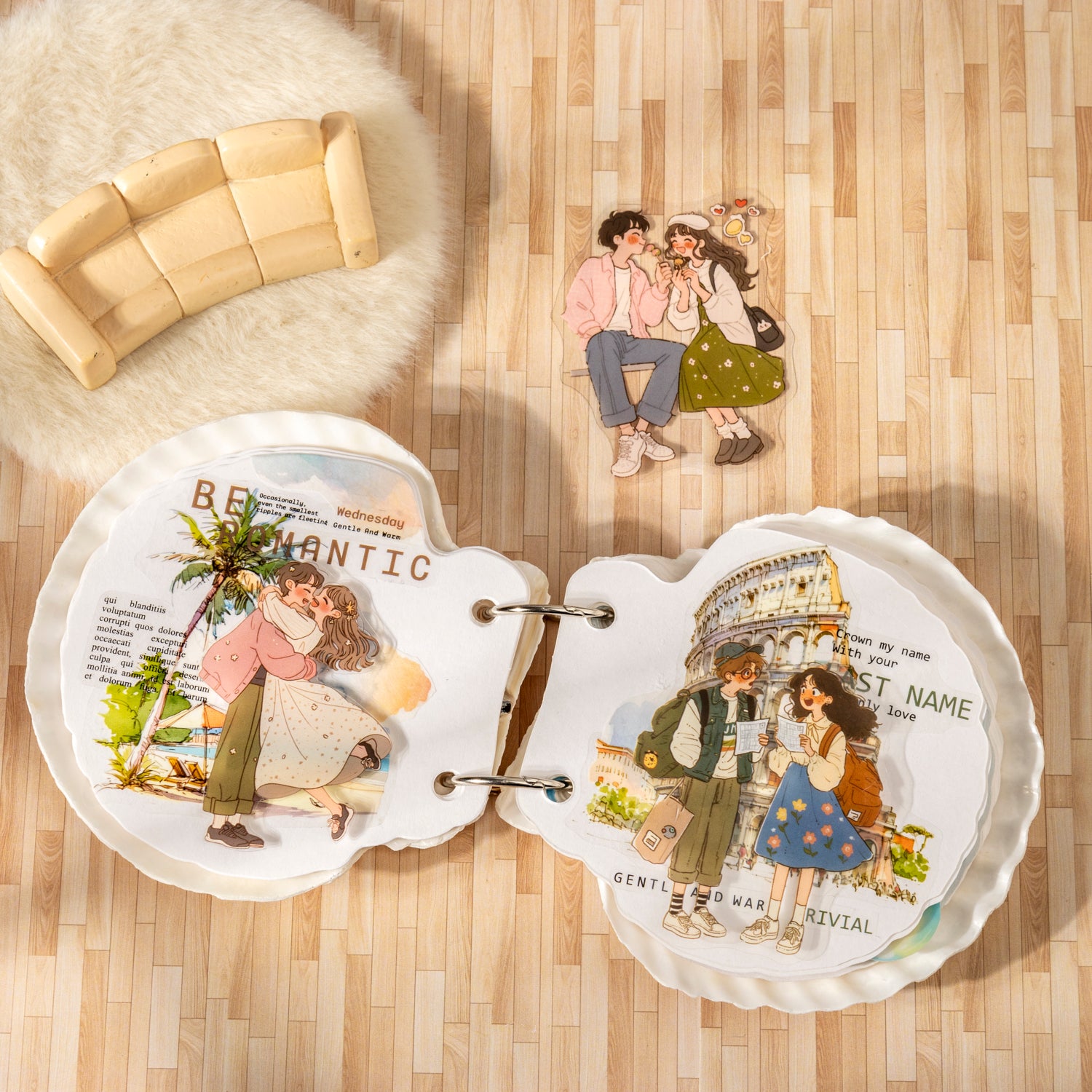 Evolution of Love PET Sticker