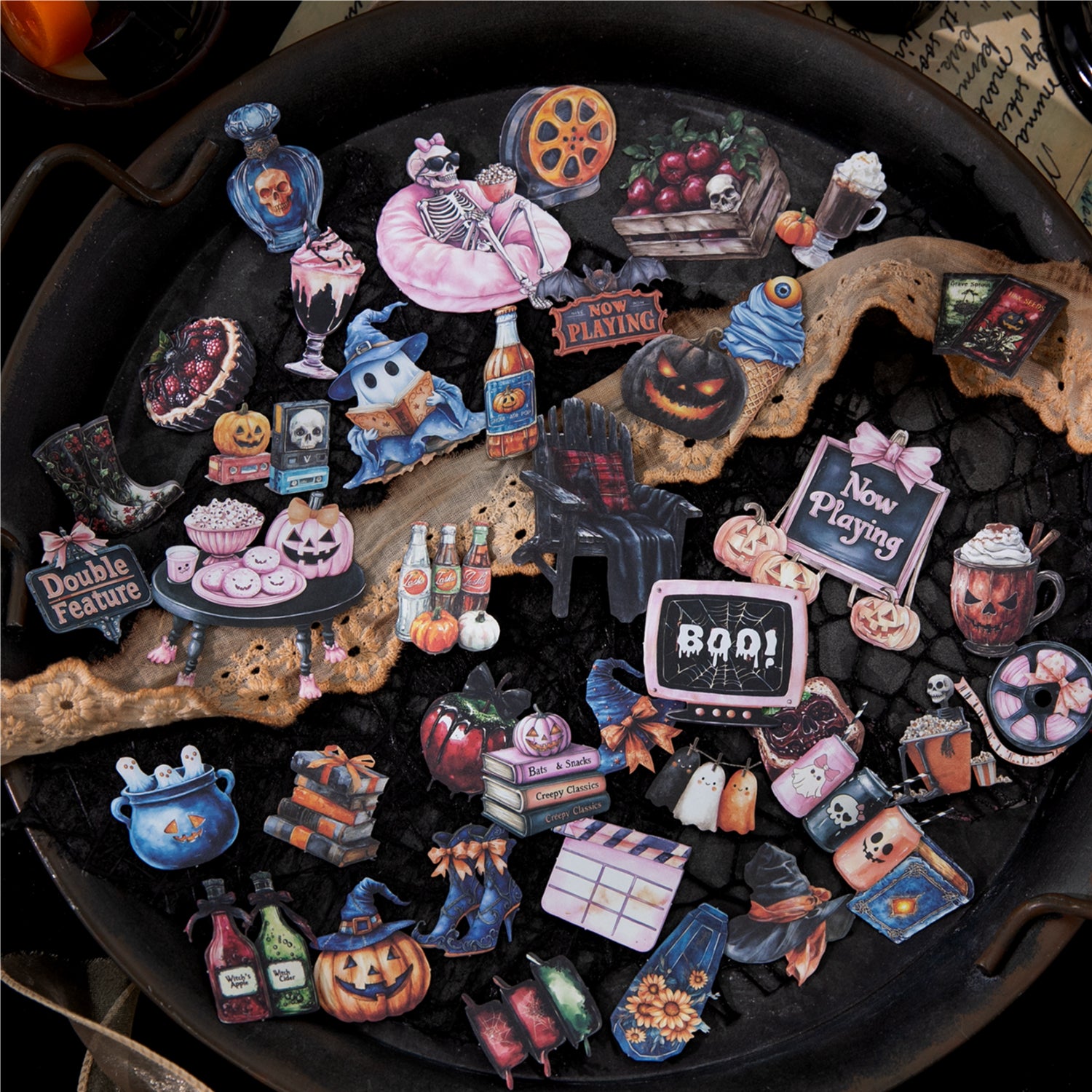 Halloween Surprise Paper Sticker