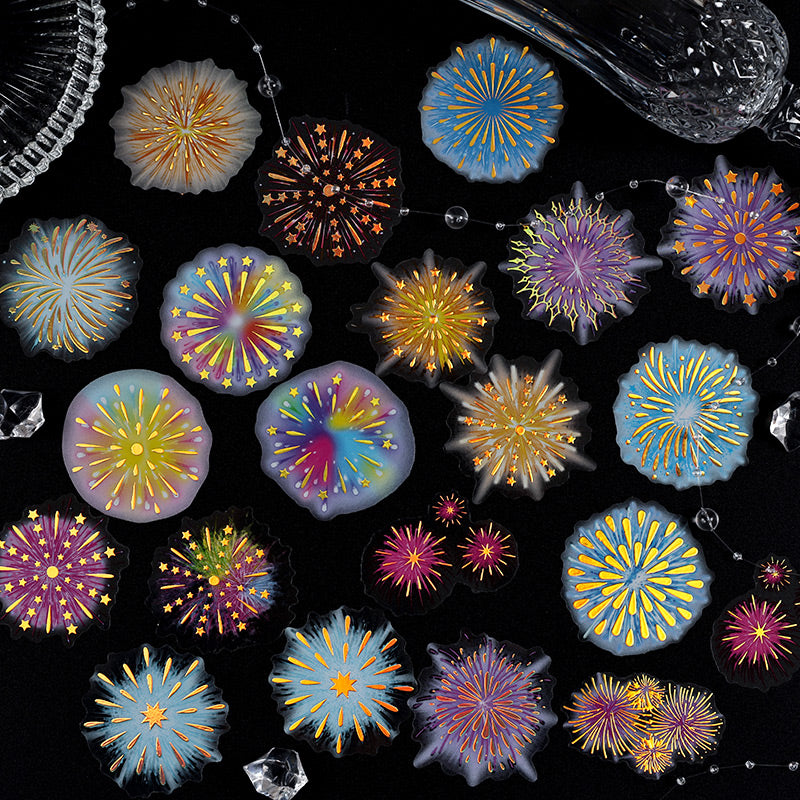 Fluorescent Night Language PET Sticker