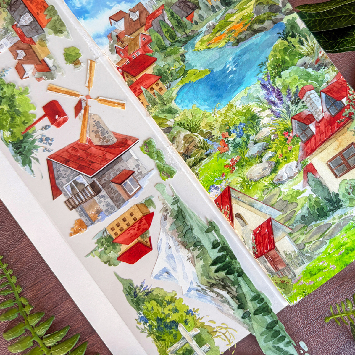 【NEW Stuido】Red House Valley Landscape PET Tape
