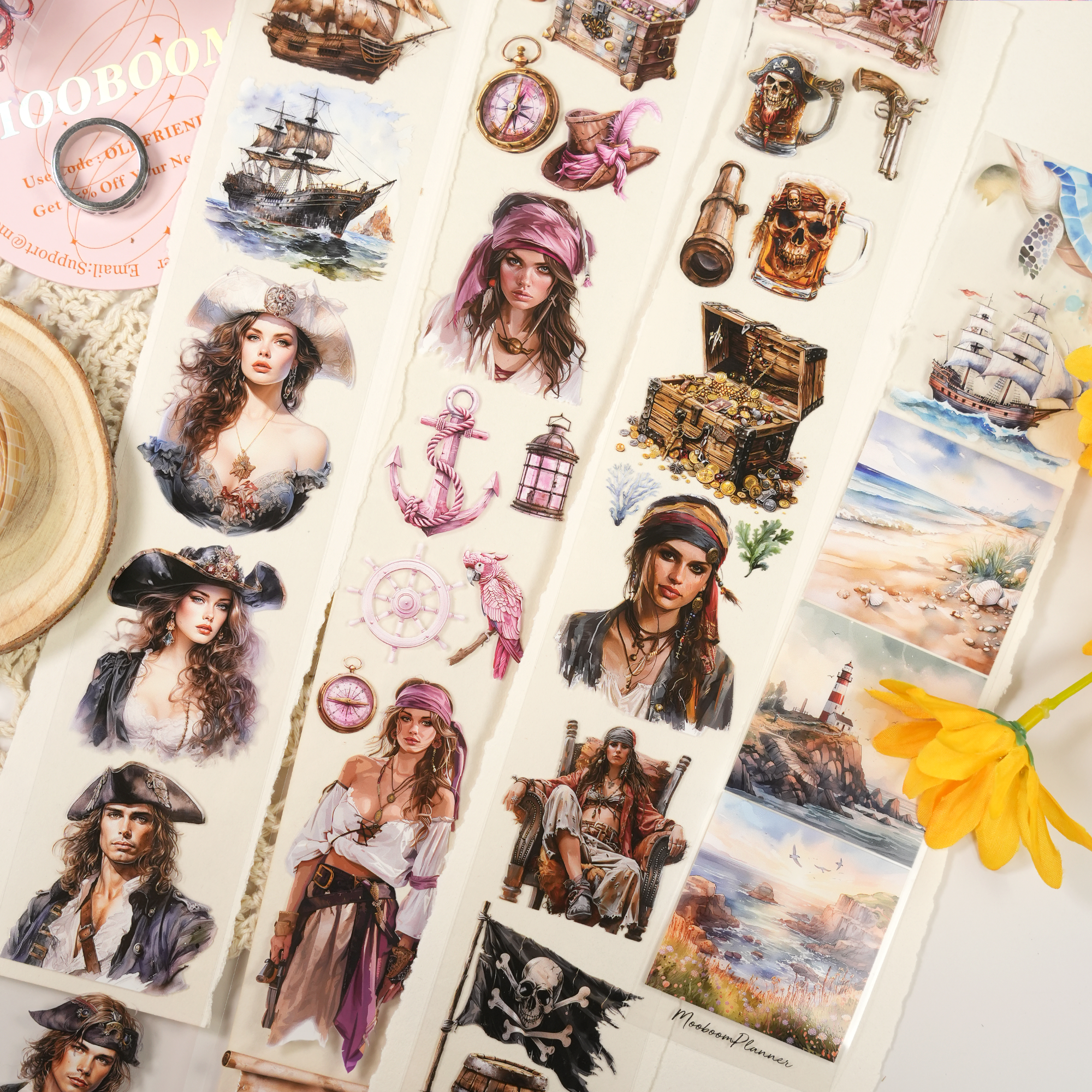 Pirate Legend PET Tape | No.13 |MOOBOOM Design