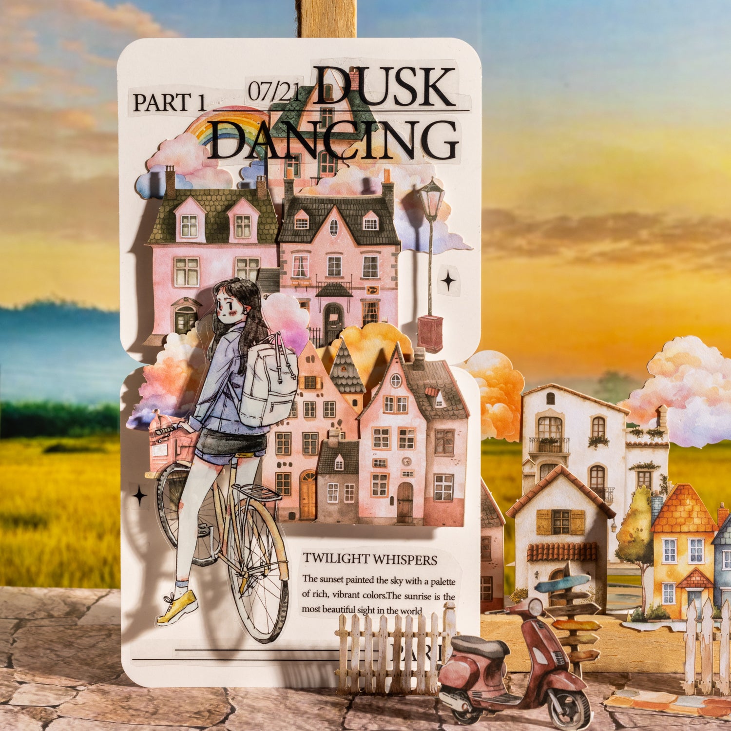 Time Cabin Paper Sticker