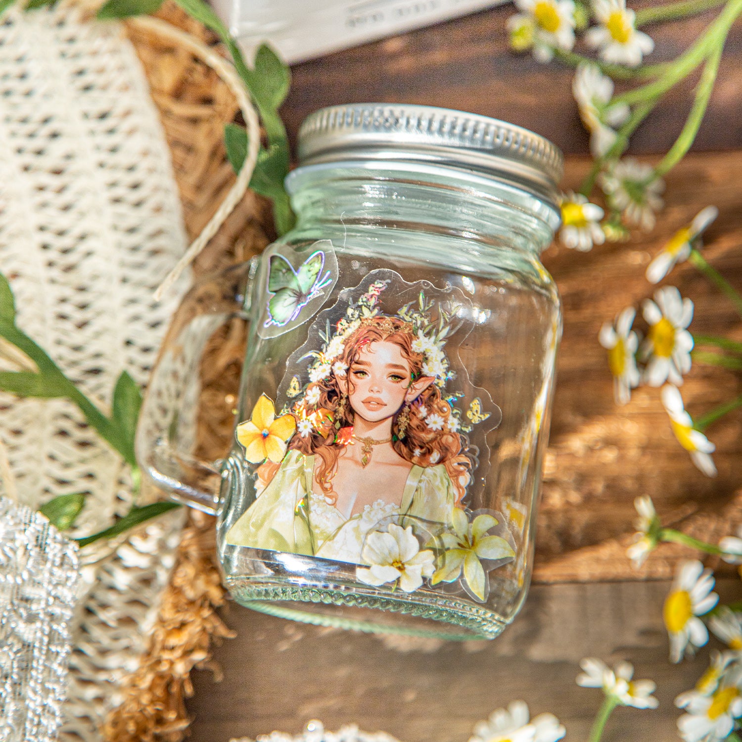 Messenger of Spring Flower PET Sticker