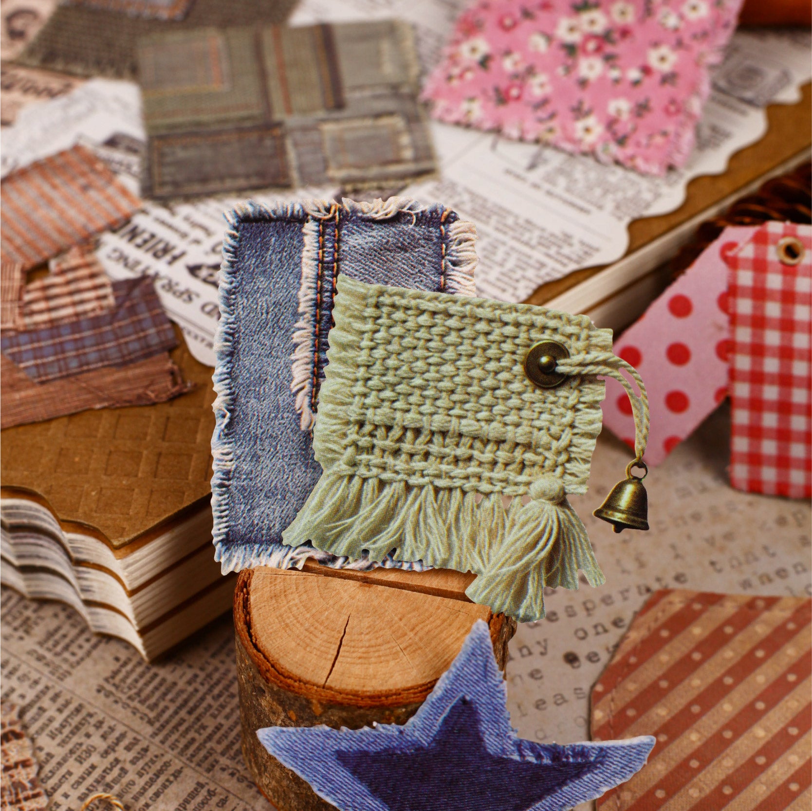 Weaving Old Letters Series Stickers