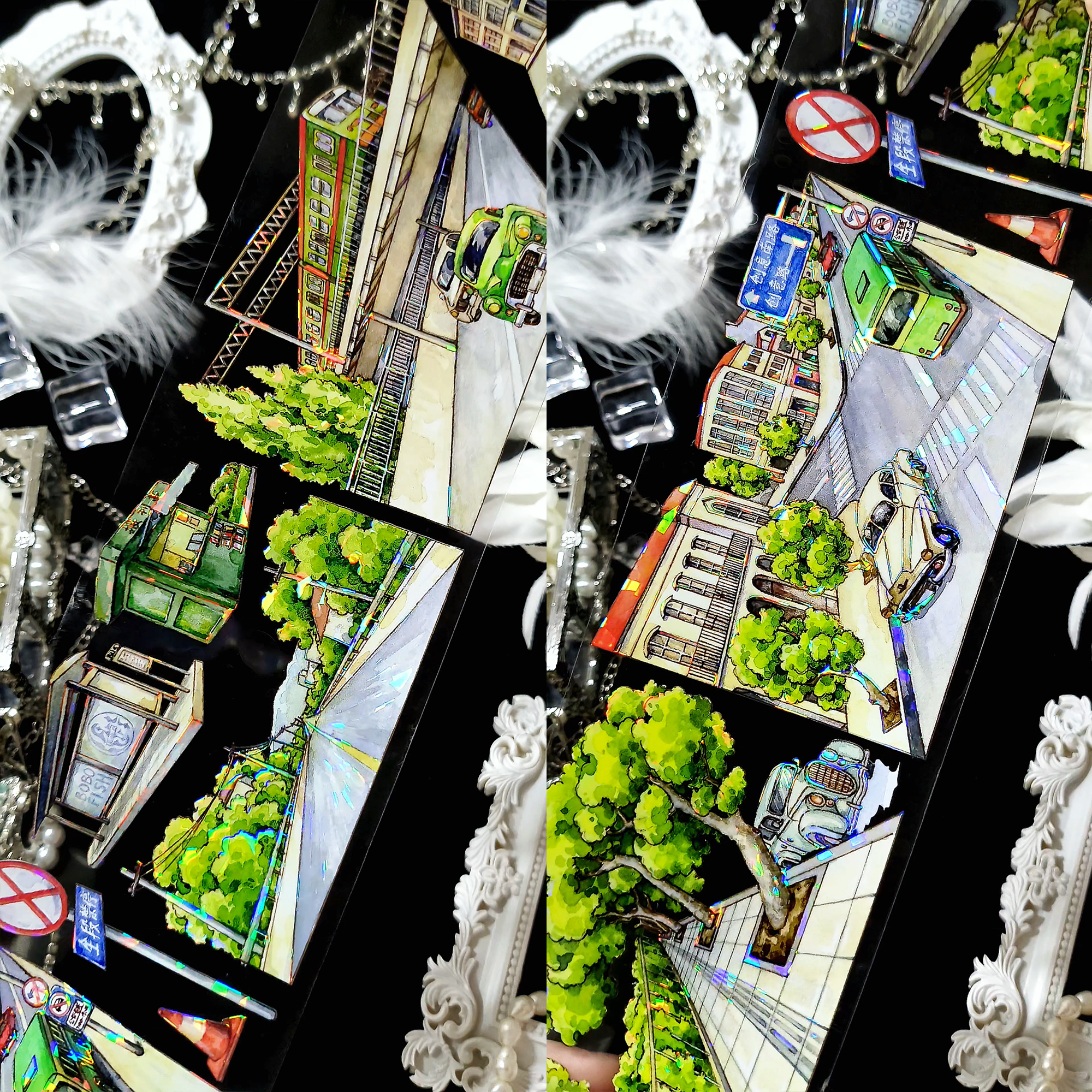 【BOBOYU】Route 66 Landscaping Tape