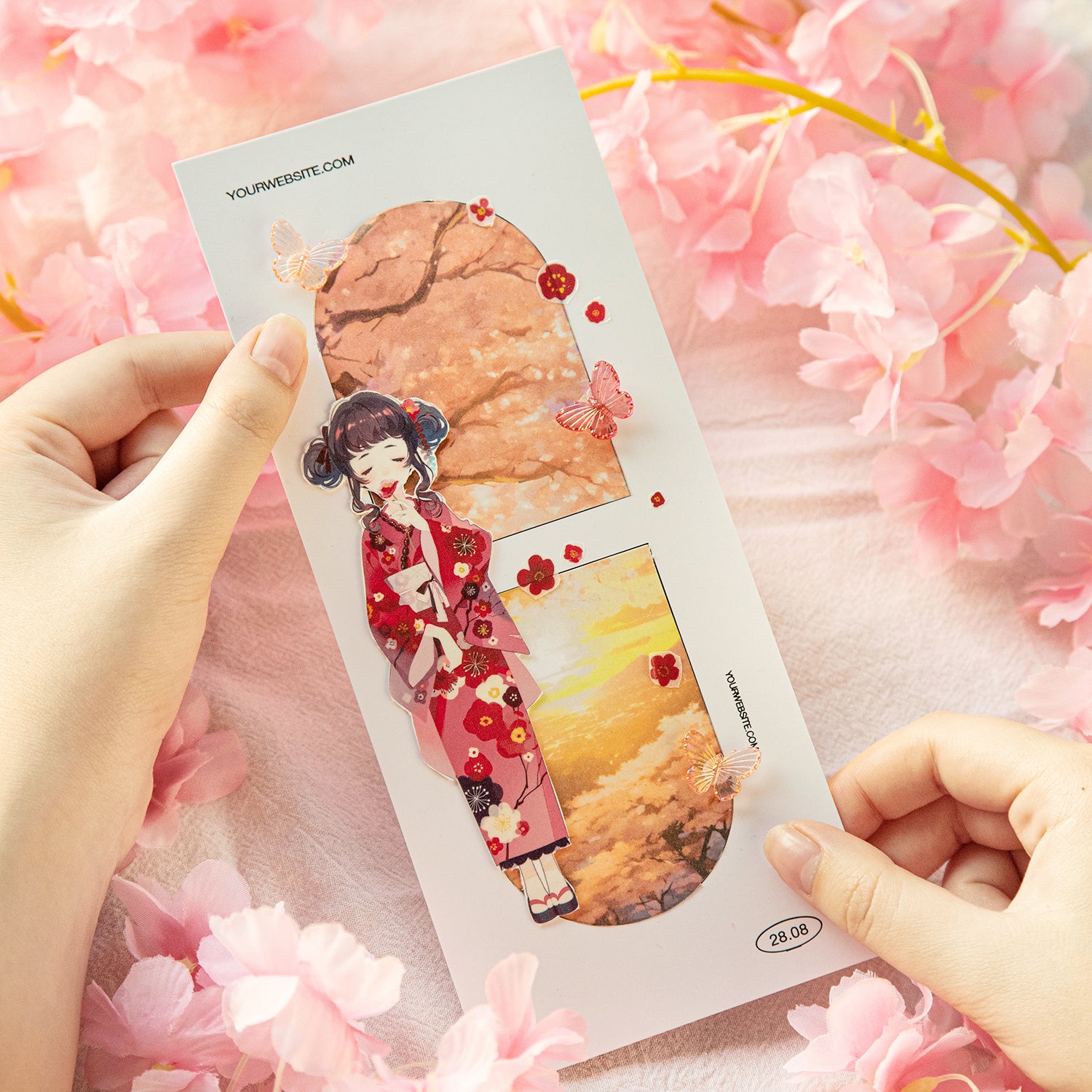 Go See Cherry Blossoms Washi Sticker