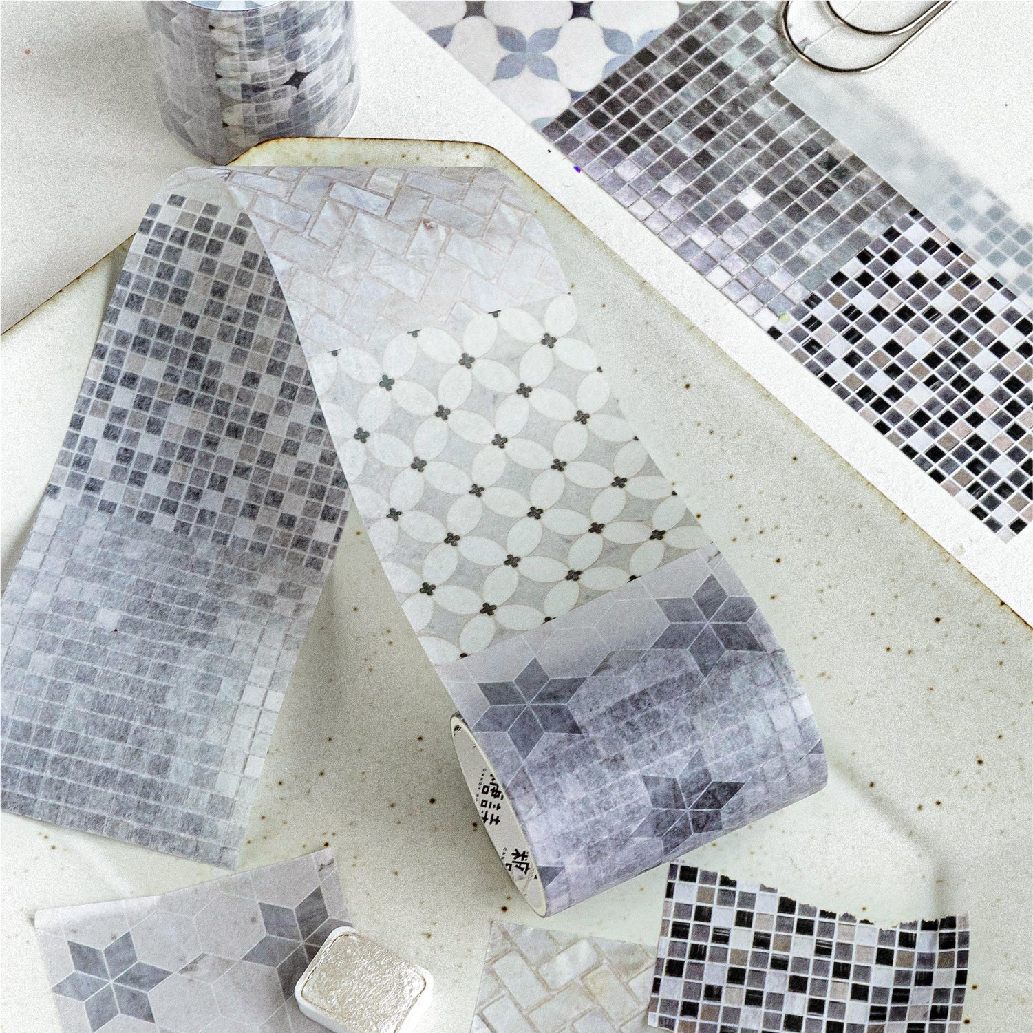 Glazed Colorful Tiles Washi Tape