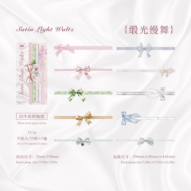 Gift Decoration Cardboard Bow Sticker