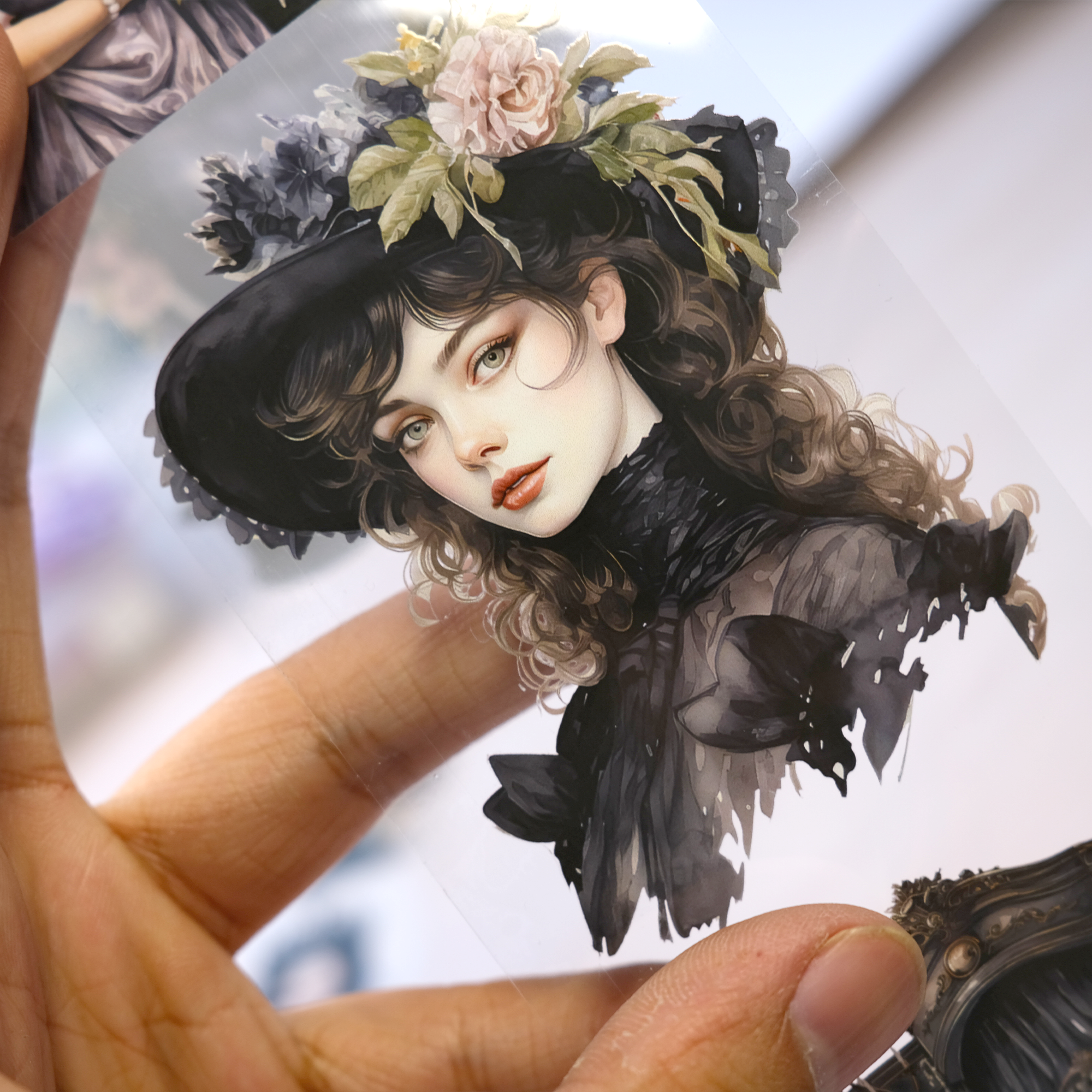 Black Rose PET Tape | No.9 |MOOBOOM Design