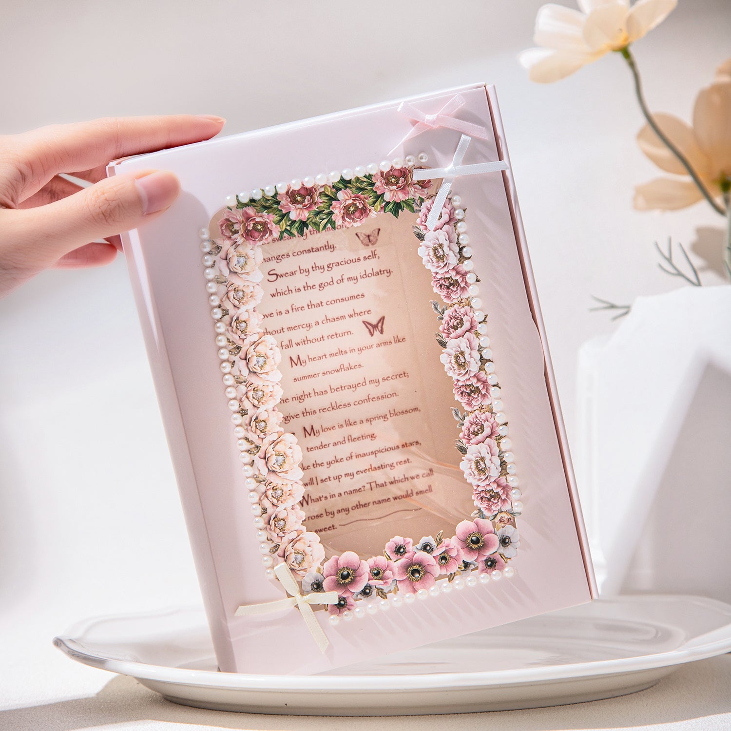 Flowing Flower Corridor Sticker