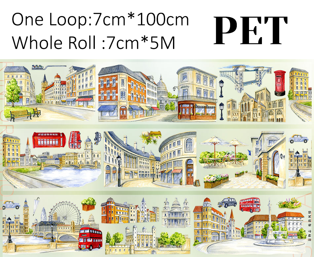 【ZERO】London Landscape PET Tape