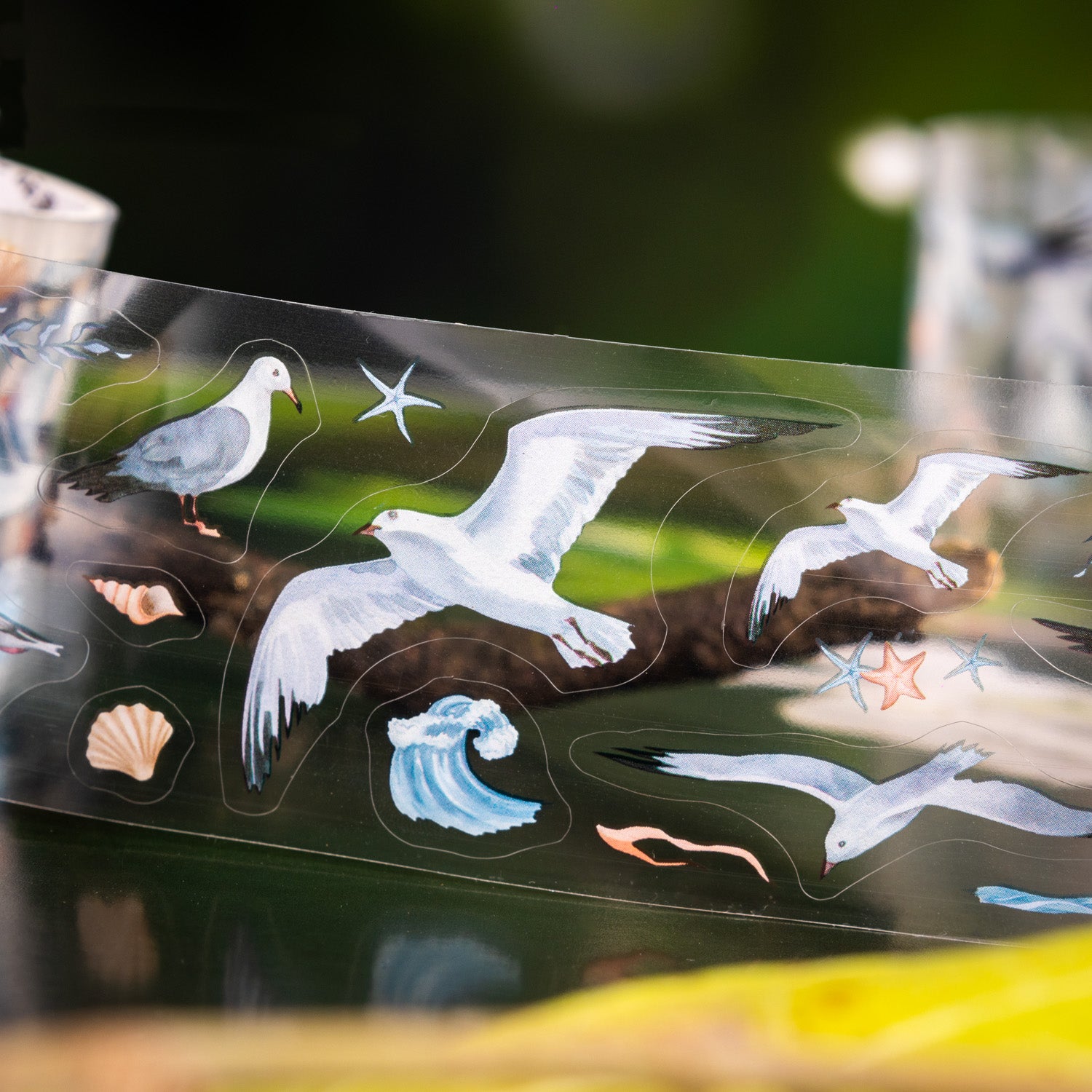 Birds Among the Clouds Pre-cut PET Tape