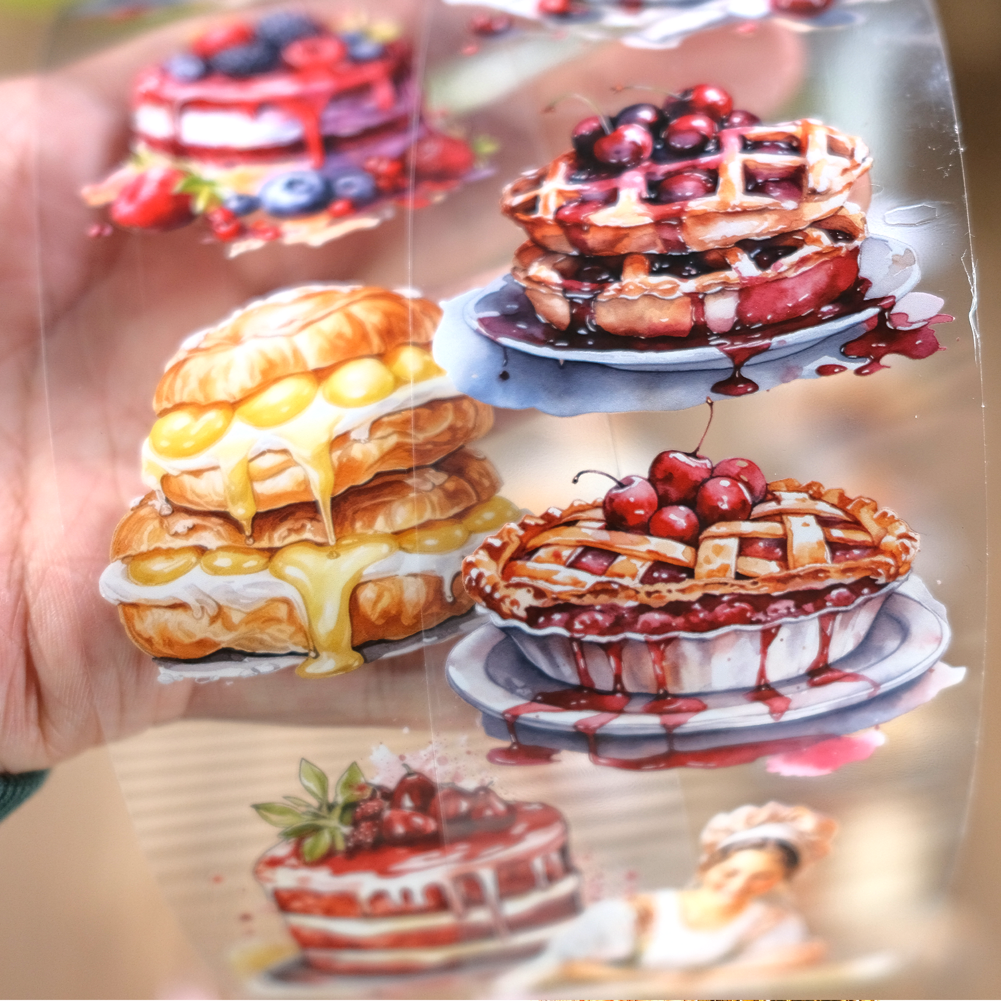 Dessert Kitchen Scrapbook Journal PET Tape  | MOOBOOM Design